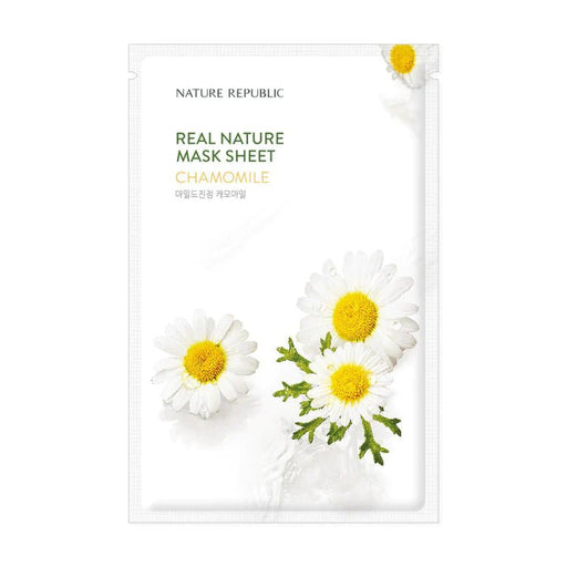 Nature Republic Real Nature Chamomile Mask Sheet 1Ea - H Mart Manhattan Delivery