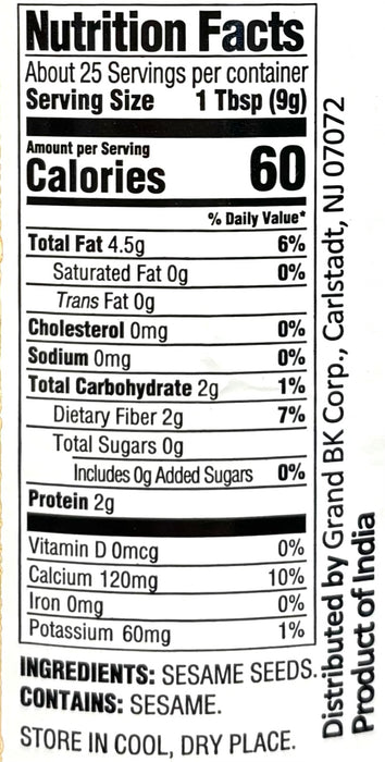 Haio Crushed Sesame Seed 8oz