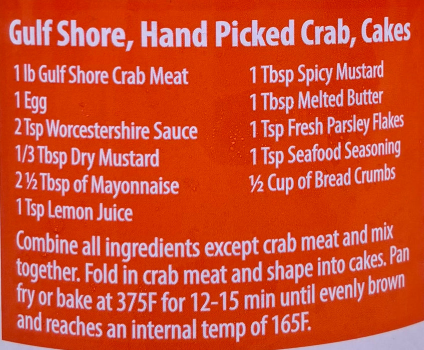 Gulf Shore Lump Crabmeat 16Oz