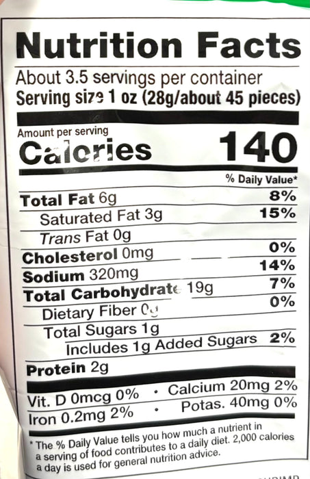 Calbee Shrimp Chips Sriracha Mayo 3.3Oz