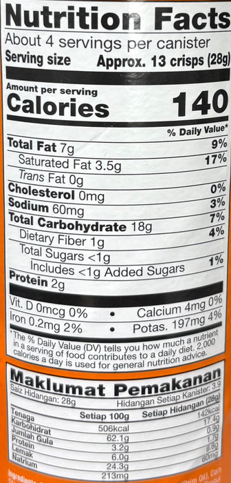 Jacker Potato Crisps Honey Butter 3.88Oz