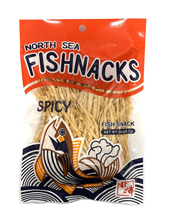 North Sea Fish Snack Spicy 2Oz