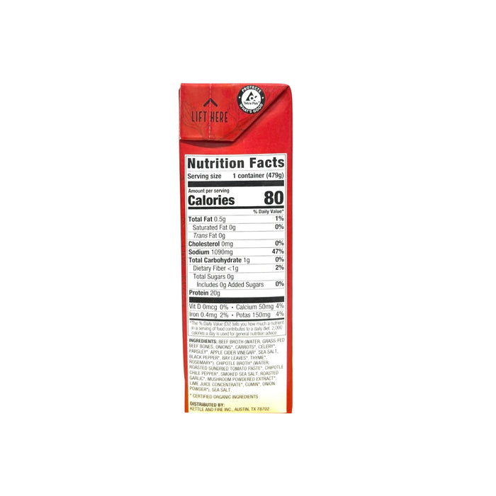K&F Chipotle Beef Broth 16.9Oz