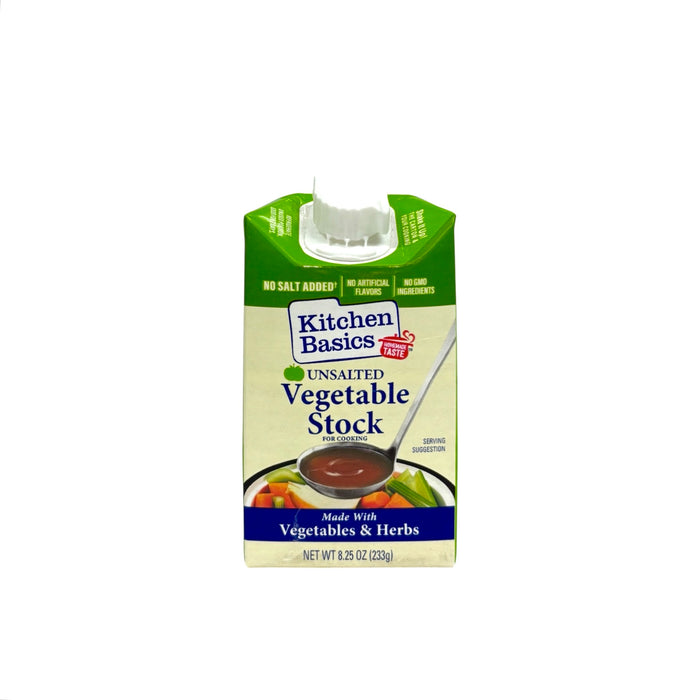 K.Basics Unsalted Vegetable Stock 8.25Oz