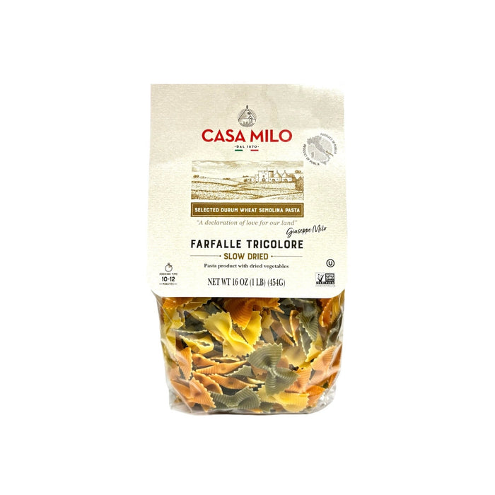 Casa Milo Farfalle Tricolore 16Oz