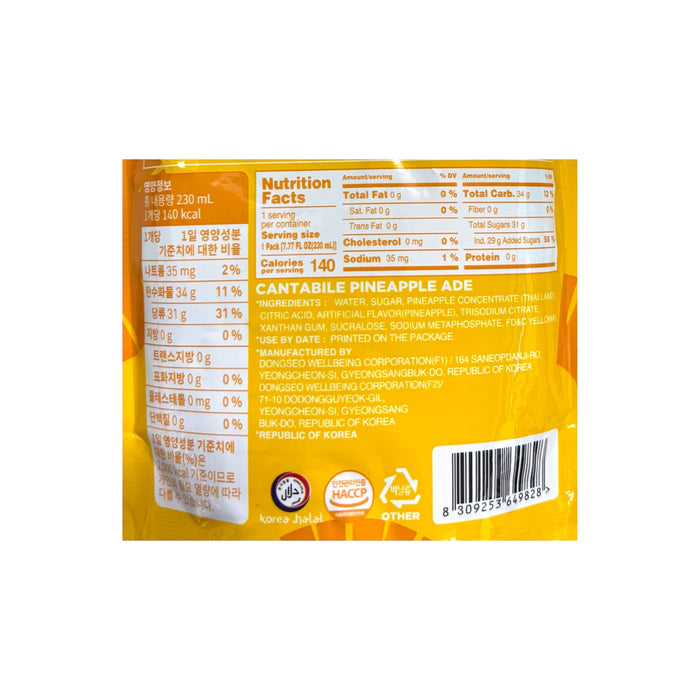 Cantabile Pineaple Flavored Ade  230Ml