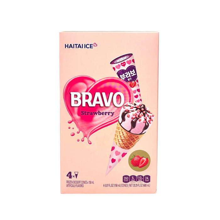 Ht Bravo Strawberry Cones 4Pack 20.29Oz