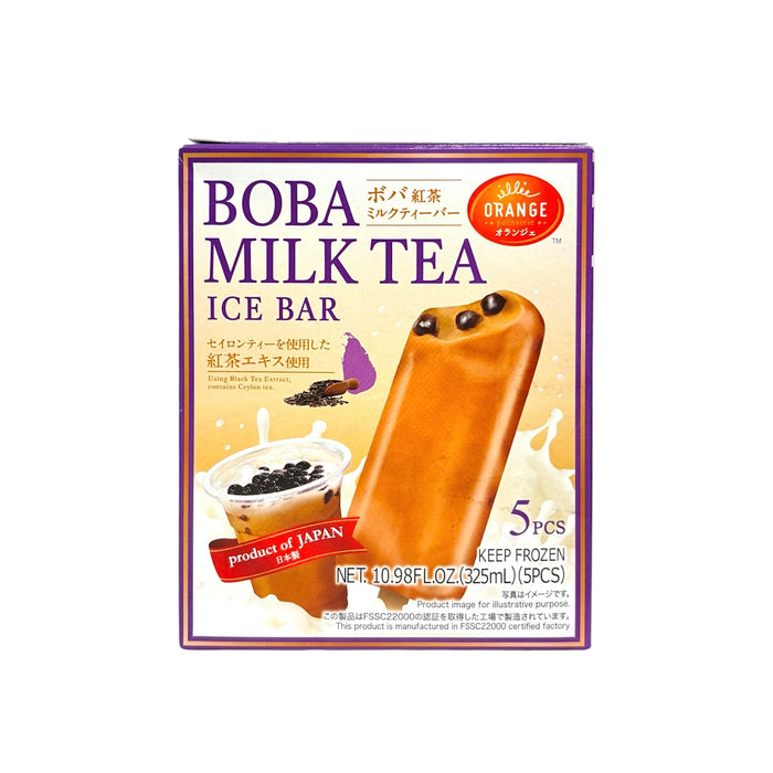 Orange Boba Milk Tea Ice Bar 5/325Ml