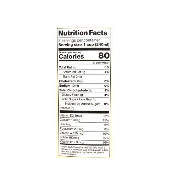 Natures Unsweetened Soy Milk 1.89L