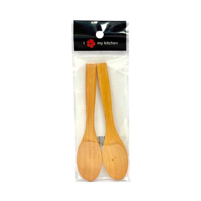 Banzai Bamboo Wooden Tea Spoon 2Set
