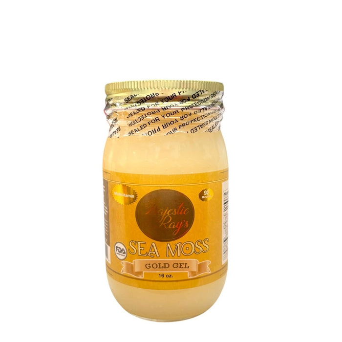 Majestic Rays Sea Moss Gold Gel 16Oz