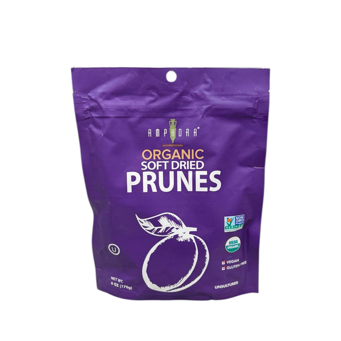 Amphora Org Soft Dried Prunes 6Oz