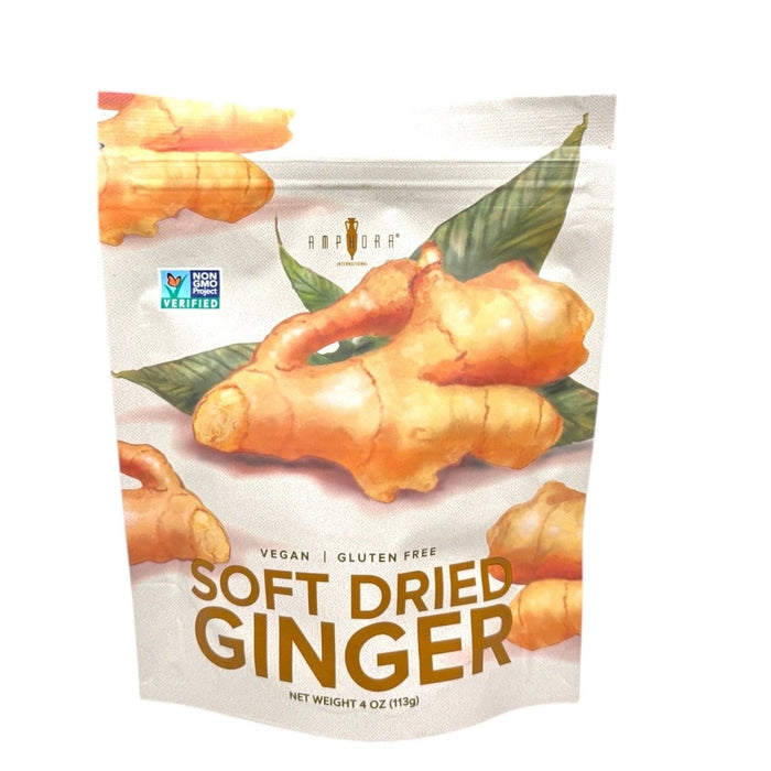 Amphora Org Soft Dried Ginger 4Oz