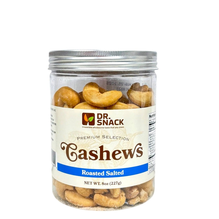 Dr Snack Cashews Roasted Salted 8Oz