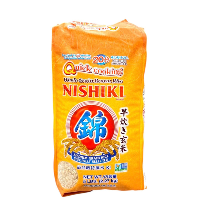 Nishiki Quick Cooking Whole Grain Brown Rice 5lb