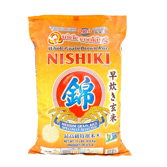 Nishiki Quick Cooking Brown Rice 15Lb