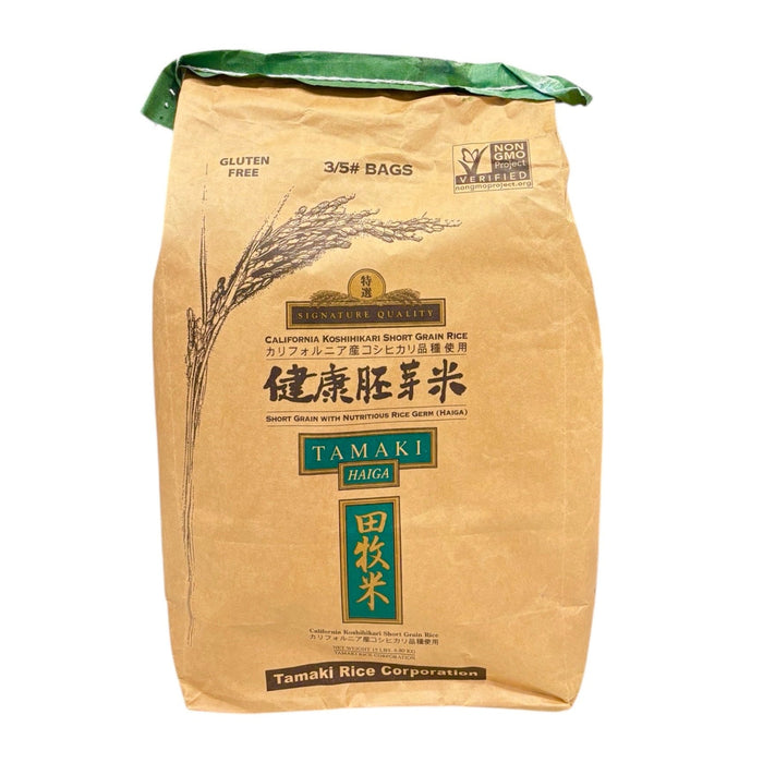 Tamaki Haiga Short Grain Rice 3/5Lb 15Lb