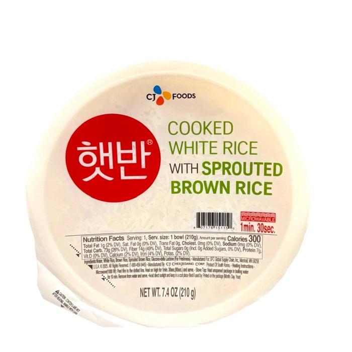 CJ Cooked Sprouted Brown Rice 210g