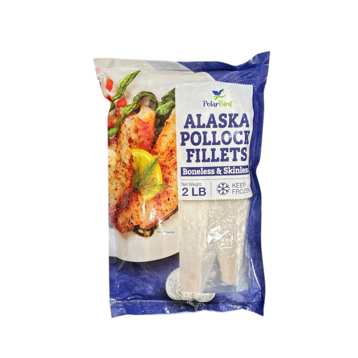 Polar Bird Pollock Fillets No Skin 2Lb