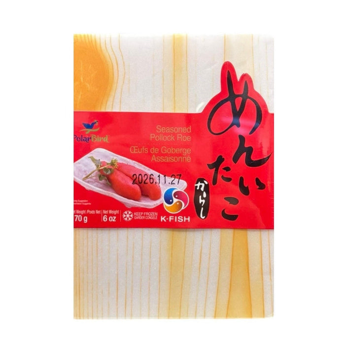 Polarbird Seasoned Pollock Roe 6Oz