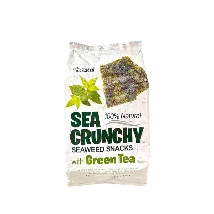 Sea Seaweed Snacks W/Green Tea 10G