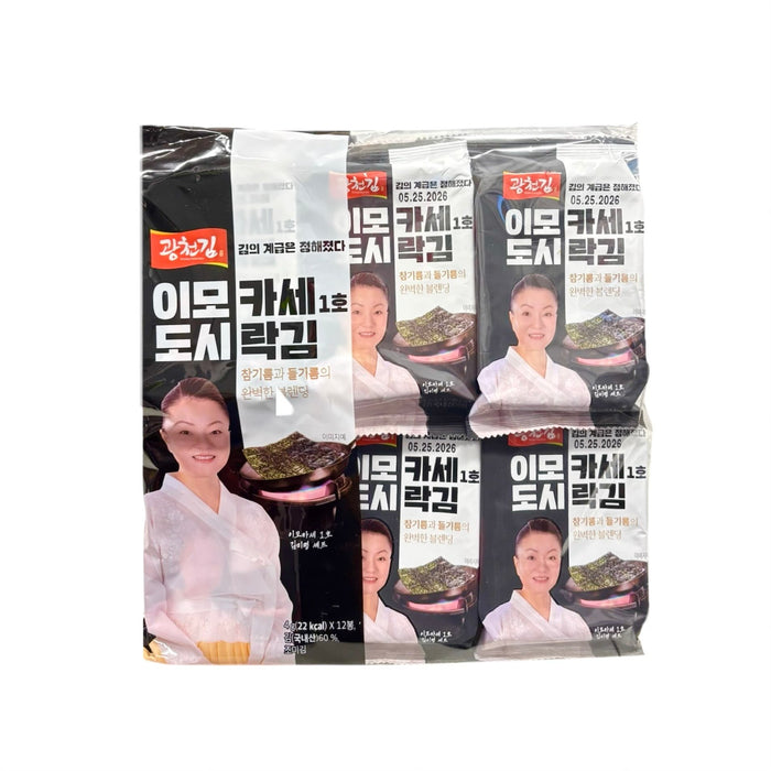 Kwangcheon Roasted Laver Seaweed 1.69Oz