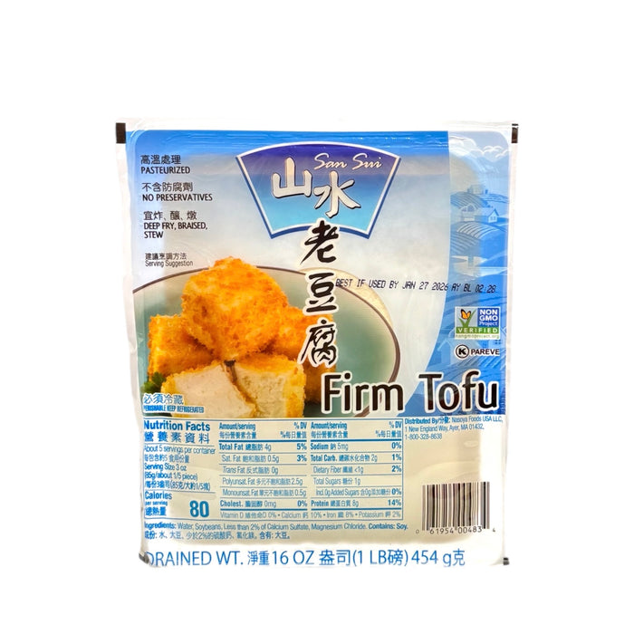 San Sui Firm Tofu 16Oz