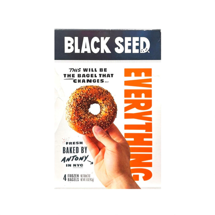 Black Seed Frozen Bagels Eveything  453G