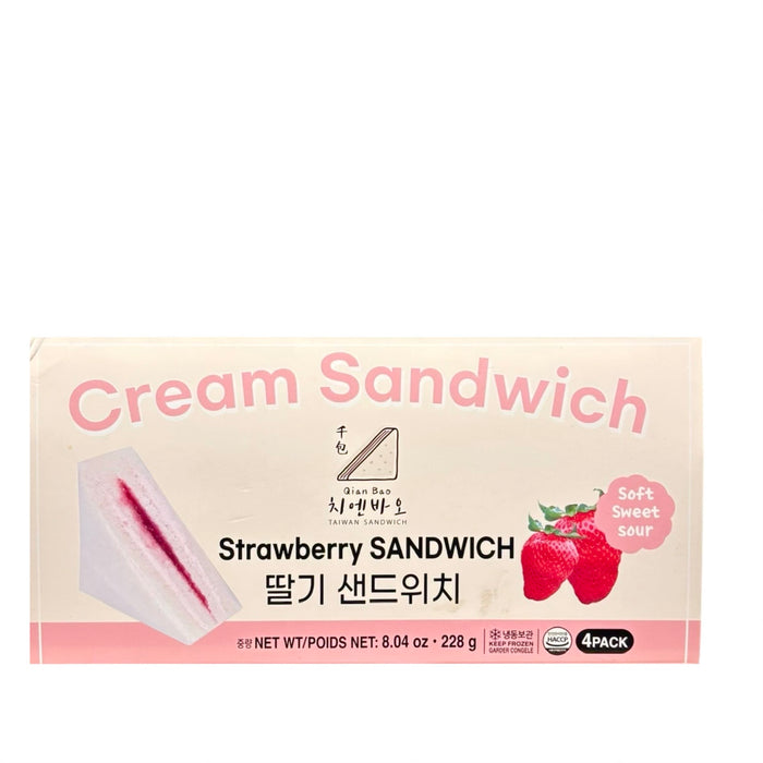 Qian B Cream Sandwich Strawberry 8.04Oz