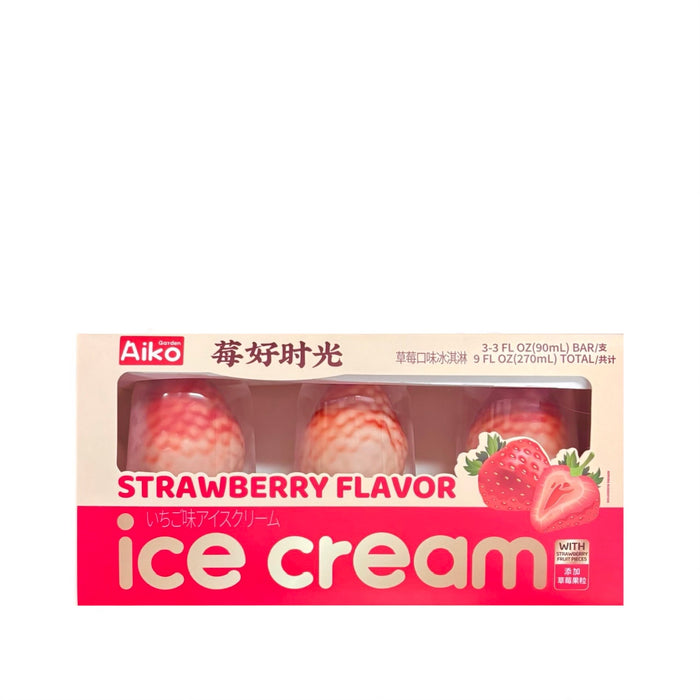 Aiko Ice Cream Strawberry 9.Oz