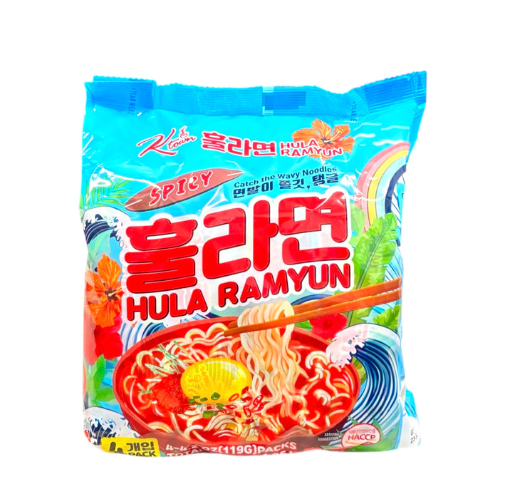 Ktown Hula Myun 4Pack 119G