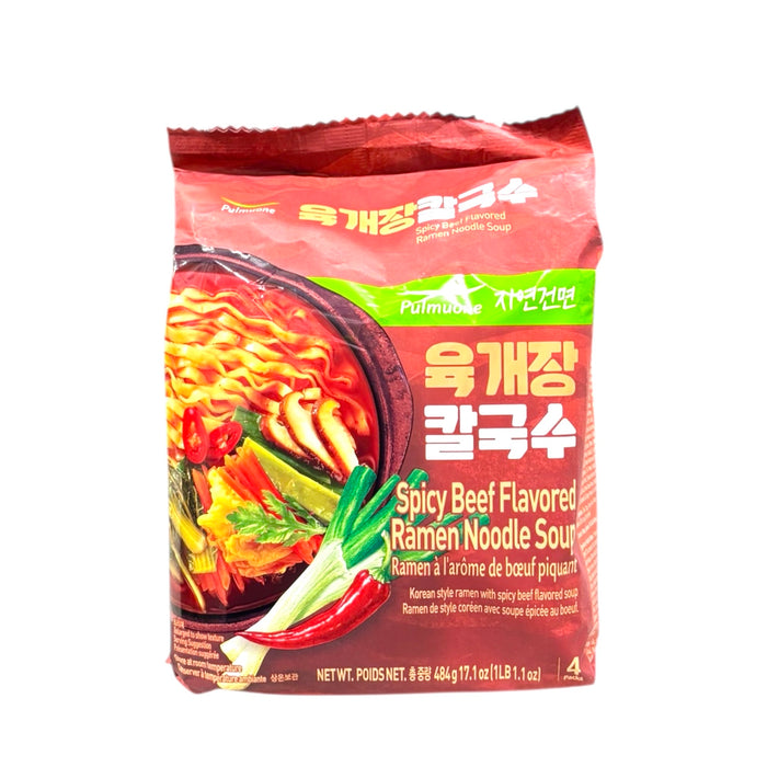 Pmo Spicy Beef Ramen Noodle Soup 4/121G