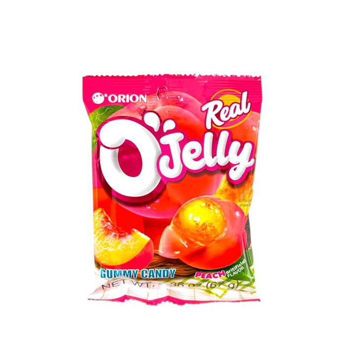 Orion Jelly Gummy Candy Peach 2.36Oz