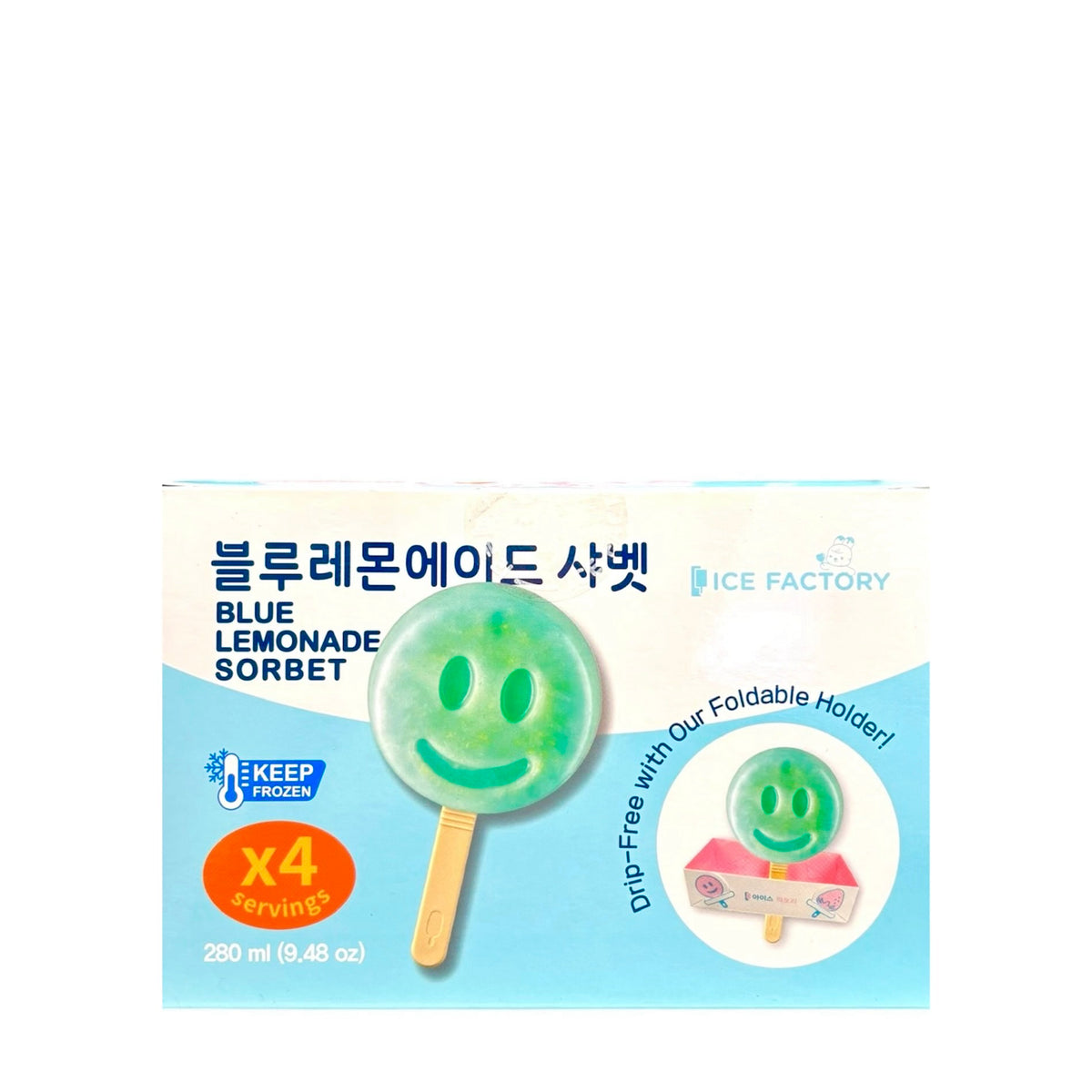Ice Factory Blue Lemonade Sorbet 4Pack — H Mart Manhattan Delivery