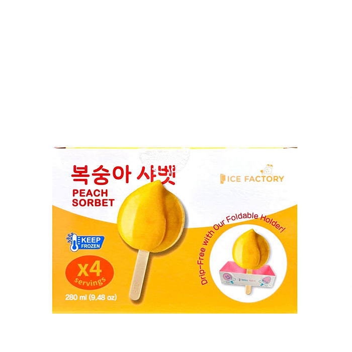 Ice Factory Peach Sorbet 4Pack
