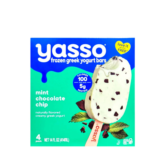 Yasso Mint Choco Chip Yogurt Bar 4/103Ml