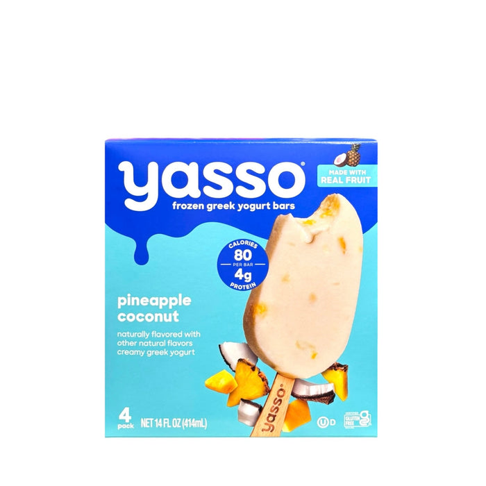 Yasso Pineapple Coconut 4Pack 14Oz