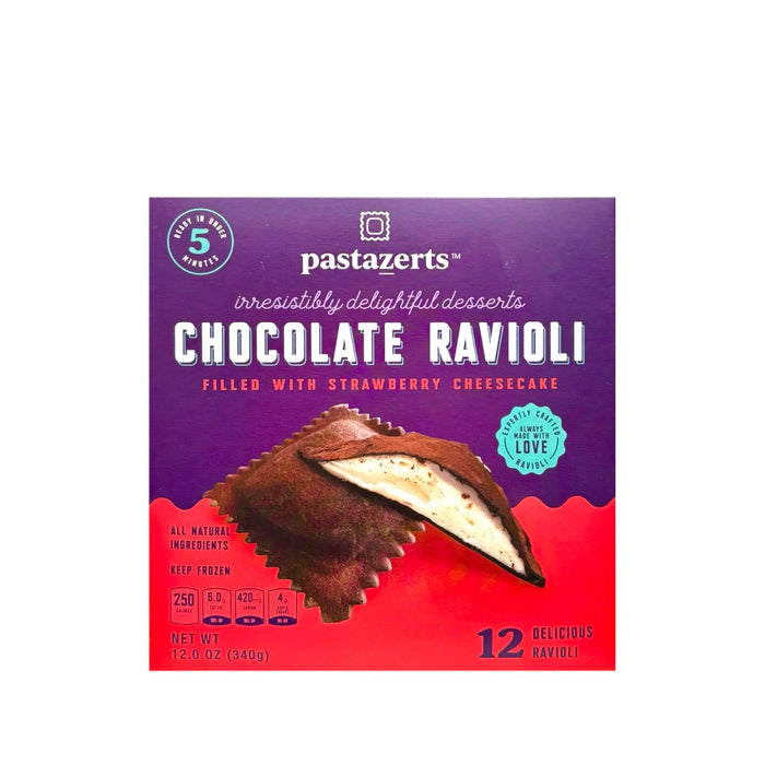 Pastazerts Chocolate Ravioli Straw 12Oz