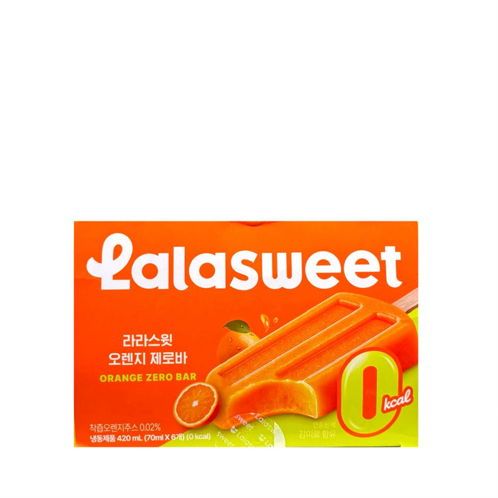 Lalasweet Orange Zero Bar 6Pack 70Ml