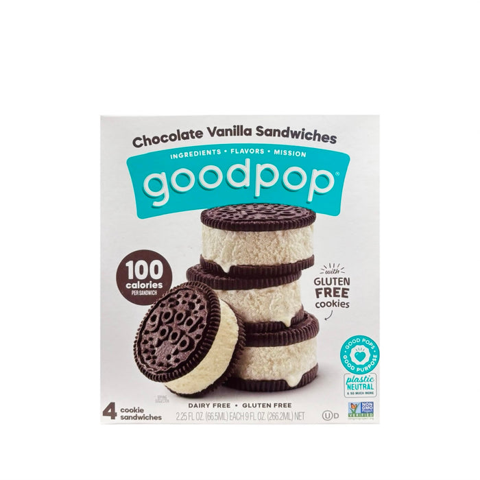 Good P. Chocolate Vanilla Sandwiches 9Oz