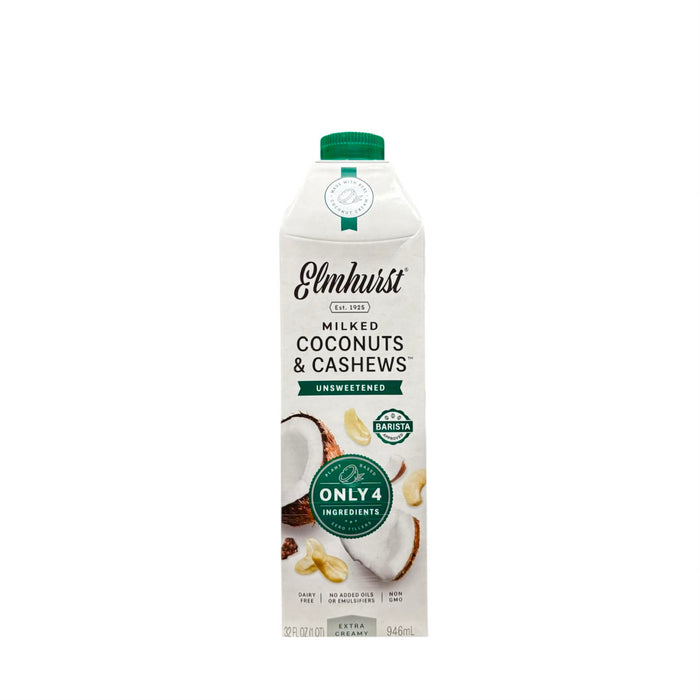 Elmhurst Milked Coconuts&Cashews 32Oz