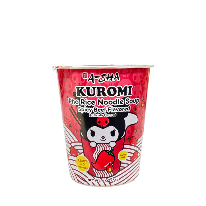 A-Sha Kuromi Soup Noodle Spicy Beef 2Oz