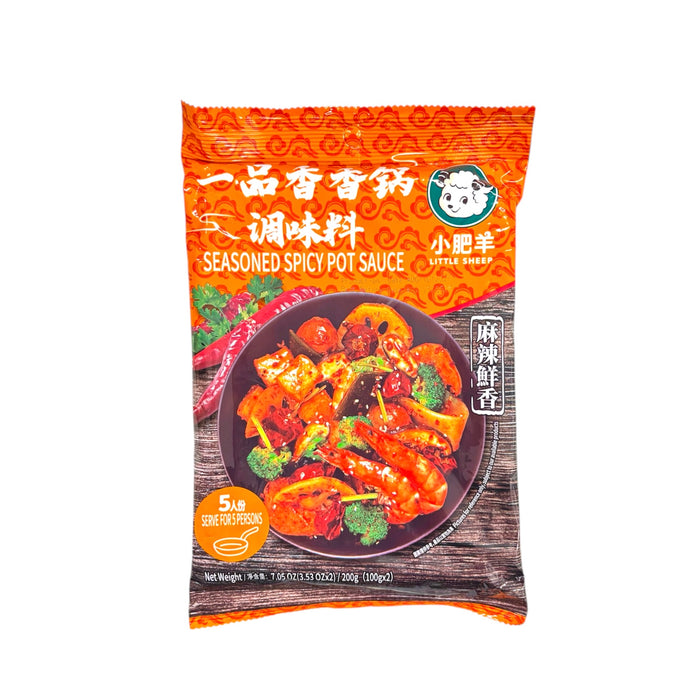 little sheep hot pot mix Little Sheep Seasoned Spicy Sauce 200G — H Mart Manhattan Delivery