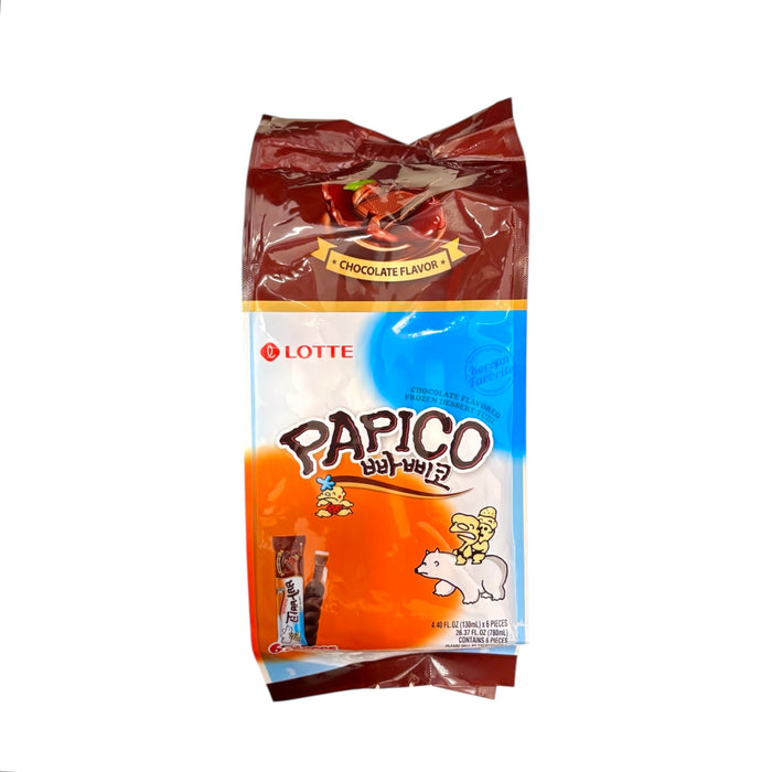 Lt Papico Chocolate Ice Tube 130ML/6pk