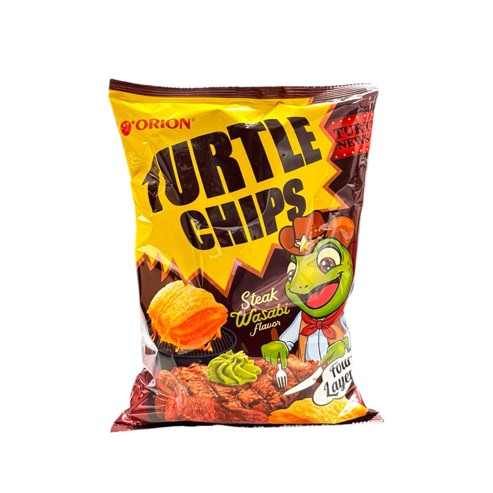 Orion Turtle Chips Steak Wasabi 5.64Oz