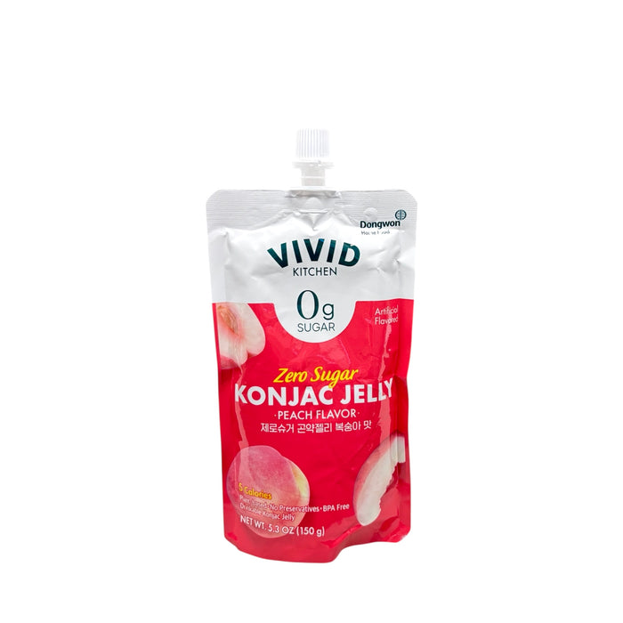 Konjac Jelly Peach Zero Sugar 5.3Oz