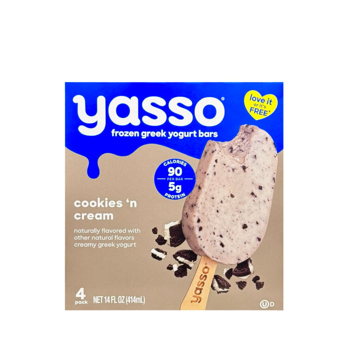 Yasso Cookies N Cream Yogurt Bar 4/103Ml