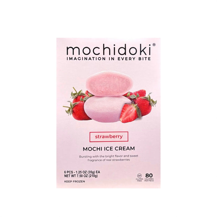 Mki Mochi Ice Cream Strawberry 7.5Oz