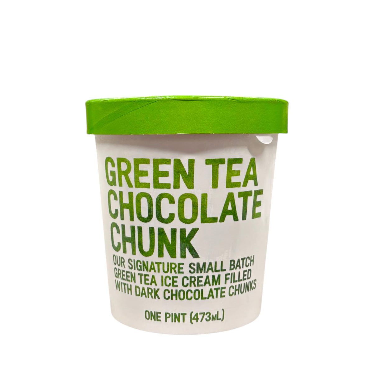 アイスコーヒー　HUMAN MADE コンテナ 緑 Mr.Green Tea Choco Chunk Ice Cream 1Pt — H Mart Manhattan Delivery