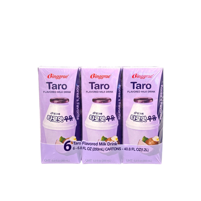 Bgr Taro Flavored Milk Drink 6/200Ml